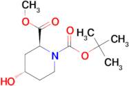 1-TERT-BUTYL 2-METHYL (2S,4S)-4-HYDROXYPIPERIDINE-1,2-DICARBOXYLATE