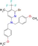 6-BROMO-N,N-BIS(4-METHOXYBENZYL)-4-METHYL-5-(TRIFLUOROMETHYL)PYRIDIN-2-AMINE