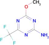 4-METHOXY-6-(TRIFLUOROMETHYL)-1,3,5-TRIAZIN-2-AMINE