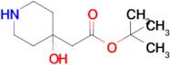 TERT-BUTYL 2-(4-HYDROXYPIPERIDIN-4-YL)ACETATE