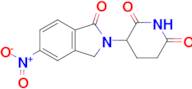 3-(5-NITRO-1-OXOISOINDOLIN-2-YL)PIPERIDINE-2,6-DIONE