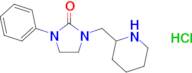 1-PHENYL-3-(PIPERIDIN-2-YLMETHYL)IMIDAZOLIDIN-2-ONE HYDROCHLORIDE