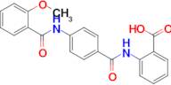 2-((4-[(2-METHOXYBENZOYL)AMINO]BENZOYL)AMINO)BENZOIC ACID