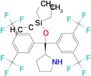 (2S)-2-[BIS[3,5-BIS(TRIFLUOROMETHYL)PHENYL][(TRIETHYLSILYL)OXY]METHYL]PYRROLIDINE