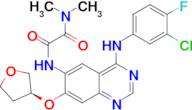 (S)-N1-(4-((3-CHLORO-4-FLUOROPHENYL)AMINO)-7-((TETRAHYDROFURAN-3-YL)OXY)QUINAZOLIN-6-YL)-N2,N2-DIM…