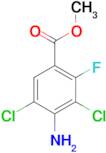 METHYL 4-AMINO-3,5-DICHLORO-2-FLUOROBENZOATE