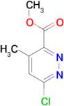 METHYL 6-CHLORO-4-METHYLPYRIDAZINE-3-CARBOXYLATE