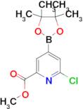 2-CHLORO-6-(METHOXYCARBONYL)PYRIDINE-4-BORONIC ACID PINACOL ESTER