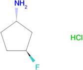 (1S,3S)-3-FLUOROCYCLOPENTAN-1-AMINE HYDROCHLORIDE