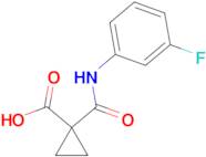 1-[(3-FLUOROPHENYL)CARBAMOYL]CYCLOPROPANE-1-CARBOXYLIC ACID