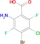 2-AMINO-4-BROMO-5-CHLORO-3,6-DIFLUORO-BENZOIC ACID