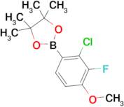 2-(2-CHLORO-3-FLUORO-4-METHOXYPHENYL)-4,4,5,5-TETRAMETHYL-1,3,2-DIOXABOROLANE