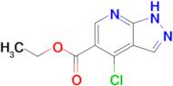 4-CHLORO-1H-PYRAZOLO[3,4-B]PYRIDINE-5-CARBOXYLIC ACID ETHYL ESTER