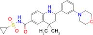 N-(CYCLOPROPANESULFONYL)-4,4-DIMETHYL-2-[3-(MORPHOLIN-4-YL)PHENYL]-1,2,3,4-TETRAHYDROQUINOLINE-6...