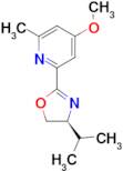 (S)-4-ISOPROPYL-2-(4-METHOXY-6-METHYLPYRIDIN-2-YL)-4,5-DIHYDROOXAZOLE