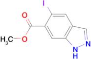 1H-Indazole-6-carboxylic acid, 5-iodo-, methyl ester