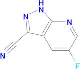 1H-Pyrazolo[3,4-b]pyridine-3-carbonitrile, 5-fluoro-