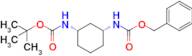 Carbamic acid, N-[(1R,3S)-3-[[(1,1-dimethylethoxy)carbonyl]amino]cyclohexyl]-, phenylmethyl ester