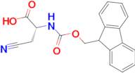 Propanoic acid, 3-cyano-2-[[(9H-fluoren-9-ylmethoxy)carbonyl]amino]-, (2R)-