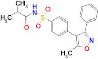 Propanamide, 2-methyl-N-[[4-(5-methyl-3-phenyl-4-isoxazolyl)phenyl]sulfonyl]-