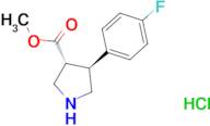 Methyl (3R,4S)-4-(4-fluorophenyl)pyrrolidine-3-carboxylate hydrochloride