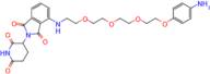 4-((2-(2-(2-(2-(4-aminophenoxy)ethoxy)ethoxy)ethoxy)ethyl)amino)-2-(2,6-dioxopiperidin-3-yl)isoindoline-1,3-dione