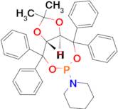 1-[(3aR,8aR)-tetrahydro-2,2-diMethyl-4,4,8,8-tetraphenyl-1,3-dioxolo[4,5-e][1,3,2]dioxaphosphepin-6-yl]- Piperidine