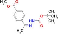 (Z)-tert-butyl 2-(1-(4-(Methoxycarbonyl)phenyl)ethylidene)hydrazinecarboxylate