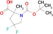 (2S)-1-Boc-4,4-difluoro-2-methylpyrrolidine-2-carboxylic acid