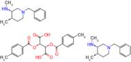 Butanedioic acid, 2,3-bis[(4-methylbenzoyl)oxy]-, (2R,3R)-, compd. with(3R,4R)-N,4-dimethyl-1-(phenylmethyl)-3-piperidinamine (1:2)