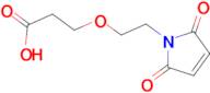 Propanoic acid, 3-[2-(2,5-dihydro-2,5-dioxo-1H-pyrrol-1-yl)ethoxy]-
