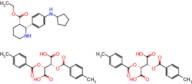 Butanedioic acid, 2,3-bis[(4-methylbenzoyl)oxy]-, (2R,3R)-, compd. with ethyl (2R,3S)-2-[4-(cyclop…