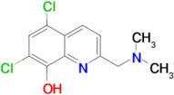 5,7-dichloro-2-[(dimethylamino)methyl]quinolin-8-ol