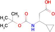 (R)-3-((tert-butoxycarbonyl)amino)-3-cyclopropylpropanoic acid