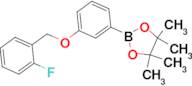 1,3,2-Dioxaborolane, 2-[3-[(2-fluorophenyl)methoxy]phenyl]-4,4,5,5-tetramethyl-