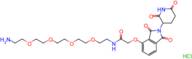 N-(14-Amino-3,6,9,12-tetraoxatetradecyl)-2-((2-(2,6-dioxopiperidin-3-yl)-1,3-dioxoisoindolin-4-yl)oxy)acetamidehydrochloride