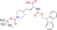 (S)-2-((((9H-Fluoren-9-yl)methoxy)carbonyl)amino)-4-(1-(tert-butoxycarbonyl)piperidin-4-yl)butanoi…