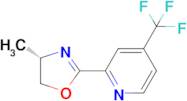 (S)-4-Methyl-2-(4-(trifluoromethyl)pyridin-2-yl)-4,5-dihydrooxazole