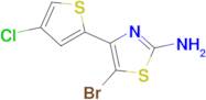 5-bromo-4-(4-chlorothiophen-2-yl)thiazol-2-amine