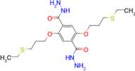 1,4-Benzenedicarboxylic acid, 2,5-bis[3-(ethylthio)propoxy]-, 1,4-dihydrazide