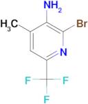 2-Bromo-4-methyl-6-(trifluoromethyl)pyridin-3-amine