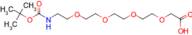 2,2-Dimethyl-4-oxo-3,8,11,14,17-pentaoxa-5-azanonadecan-19-oic acid