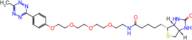 N-(2-(2-(2-(2-(4-(6-Methyl-1,2,4,5-tetrazin-3-yl)phenoxy)ethoxy)ethoxy)ethoxy)ethyl)-5-((3aR,4R,...