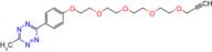 3-(4-(3,6,9,12-Tetraoxapentadec-14-yn-1-yloxy)phenyl)-6-methyl-1,2,4,5-tetrazine