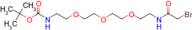 tert-Butyl (1-bromo-2-oxo-6,9,12-trioxa-3-azatetradecan-14-yl)carbamate