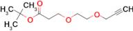 tert-Butyl 3-(2-(prop-2-yn-1-yloxy)ethoxy)propanoate