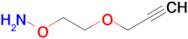 O-(2-(Prop-2-yn-1-yloxy)ethyl)hydroxylamine