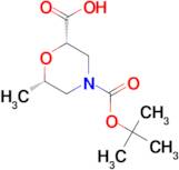 (2S,6S)-4-(tert-Butoxycarbonyl)-6-methylmorpholine-2-carboxylic acid