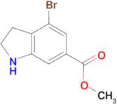 Methyl 4-bromoindoline-6-carboxylate