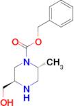 Benzyl (2R,5R)-5-(hydroxymethyl)-2-methylpiperazine-1-carboxylate